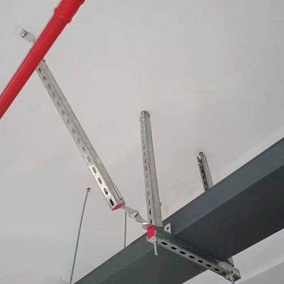 2 pouces boulonné plateau de câble soutiens de freinage sismique pour les luminaires personnalisés