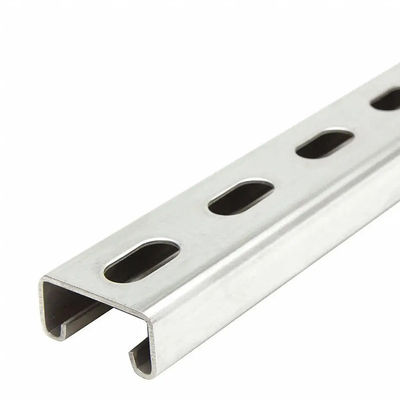 ASTM A36 Structural Galvanized Solid Strut Channel Metal Framing Acier en forme de U