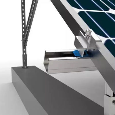 Portrait panneau solaire inclinable rails supports de toit en bardeaux montures réglables