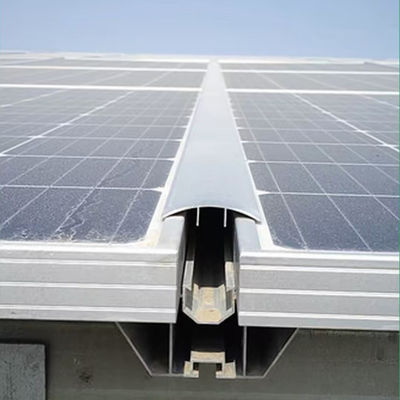Panneau solaire en alliage d'aluminium ODM Système ferroviaire de drainage Monture de toit de gouttière